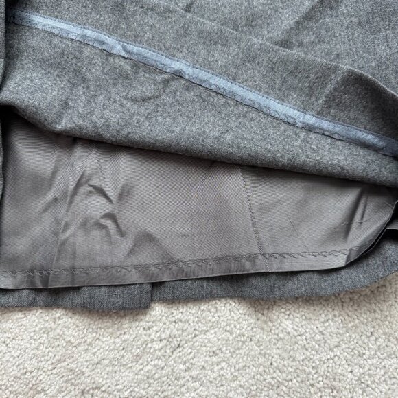 Miss Pendleton Vintage Size 8 Gray Virgin Wool Skirt - Picture 4 of 9